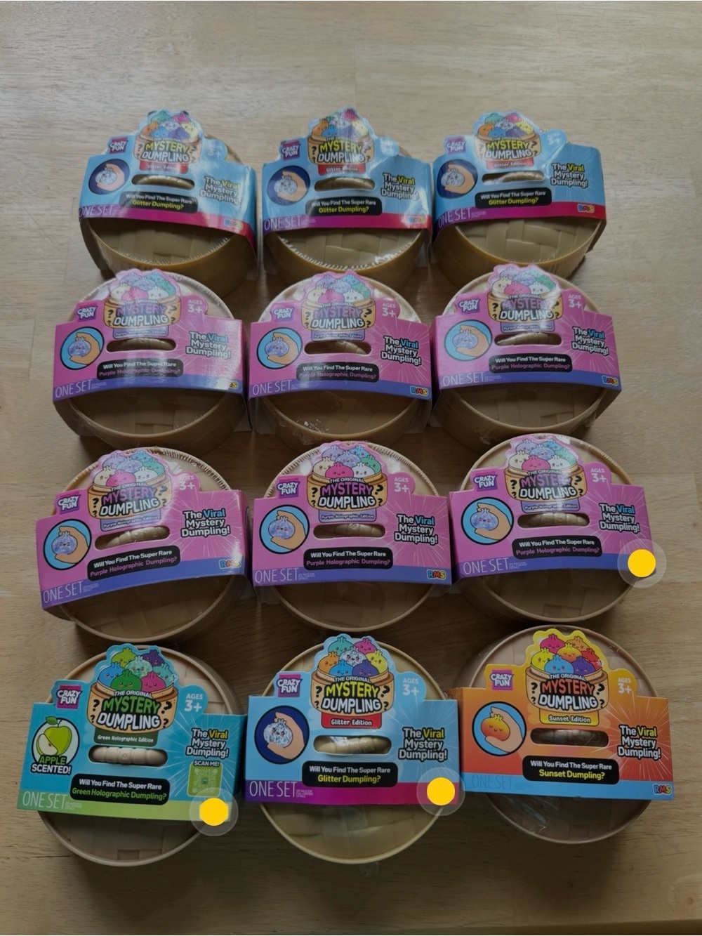 RMS crazy fun mystery dumplings $18 for one of your choice from photo